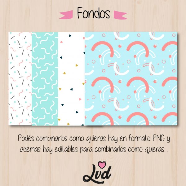 Kit de agendas editables Lovediseño - Imagen 5