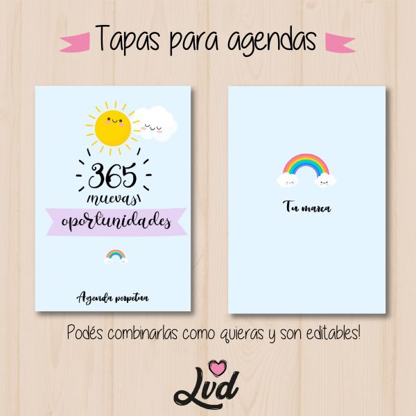 Kit de agendas editables Lovediseño - Imagen 7