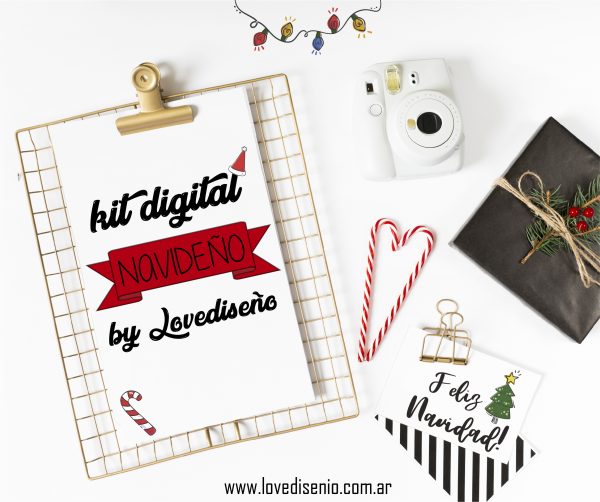 Kit digital navideño Lovediseño