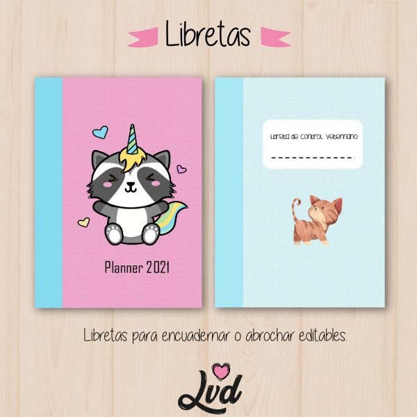 Kit de planners y libretas editables Lovediseño - Imagen 5