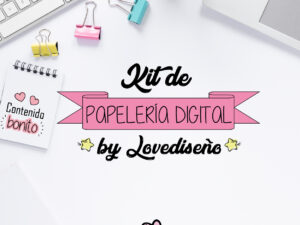 KIT PAPELERÍA DIGITAL MODELO LVD