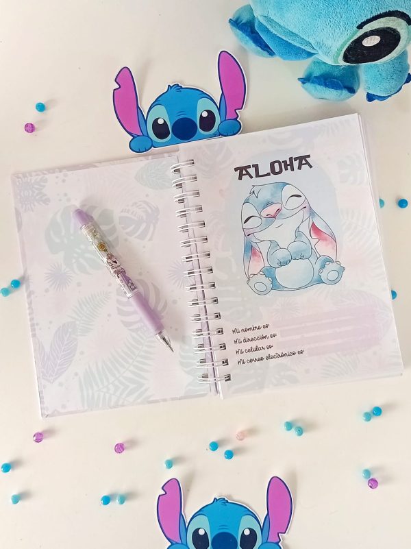 Kit digital agenda Stitch editable - Imagen 3