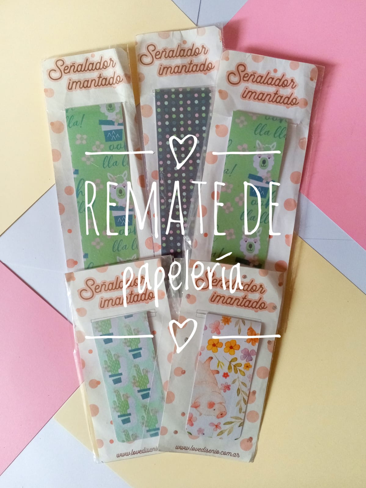 Señaladores imantados x 5