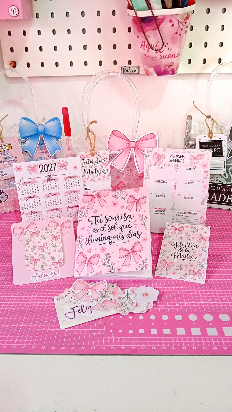 KIT DIGITAL PAPELERIA DIA DE LA MADRE